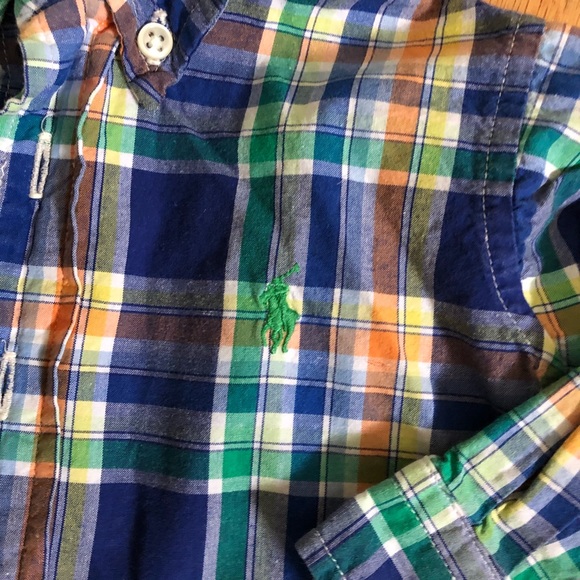 Ralph Lauren Button Down Plaid Shirt - Picture 2 of 2